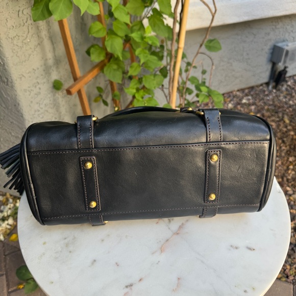 SOLD Dooney & Bourke Leather Florentine Satchel - Picture 10 of 14